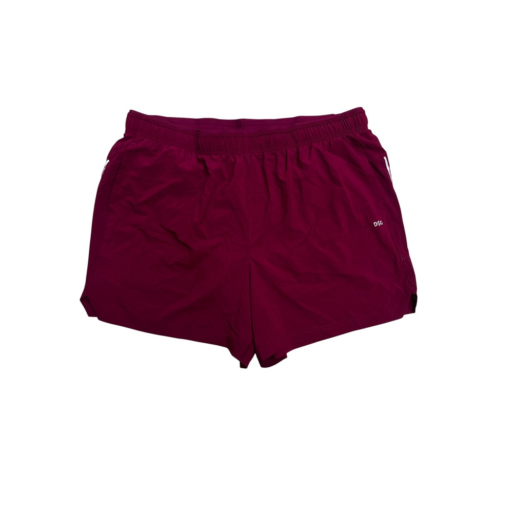 DSG Mens 5 Inch Stride Short Maroon Athletic Running Gym Shorts XXL NWT